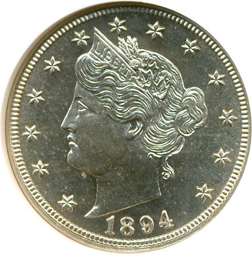 image for: 1894 5c  NGC Proof 65