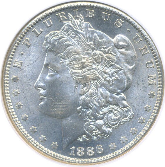 image for: Top 100 VAM: 1886-S $1 VAM 2  S/S NGC MS65