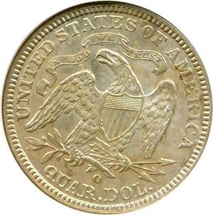 image for: 1891-O 25c ANACS MS63