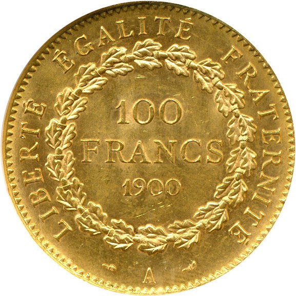 1900-A 100 Fr MS