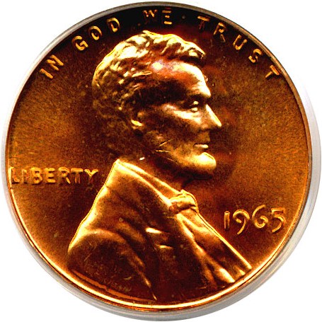 image for: 1965 1c SMS PCGS MS66 RD