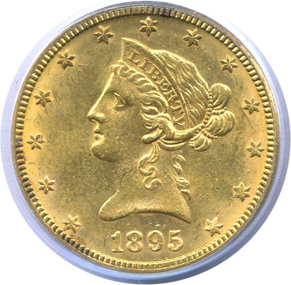 image for: 1895-O $10  PCGS MS62