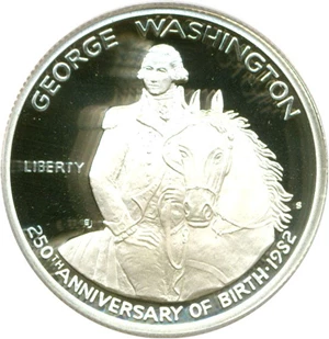 image for: 1982-S 50c Washington PCGS Proof 69 DCameo