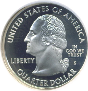 image for: 2003-S 25c Arkansas NGC Proof 70 UCameo