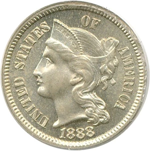 image for: 1888 3cN PCGS Proof 65