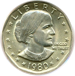 image for: 1980-D SBA$ PCGS MS66