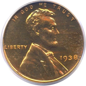 image for: 1938 1c PCGS Proof 64 RD