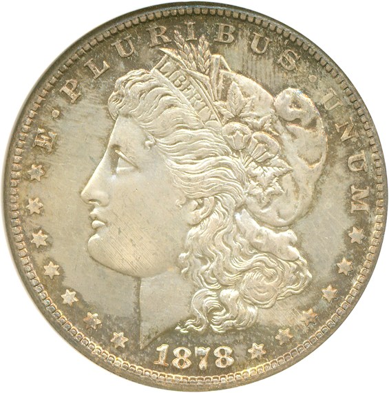 image for: 1878-S $1  NGC MS64 DMPL