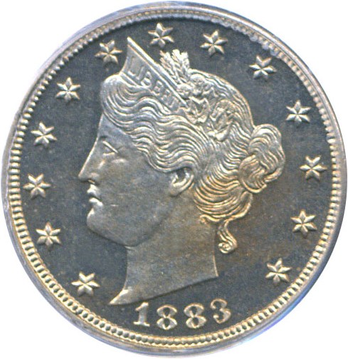 image for: 1883 5c With CENTS PCGS Proof 65 Cameo