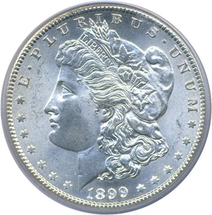 image for: 1899-S $1 PCGS MS65