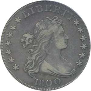 image for: 1800 $1 Wide Date PCGS VF35 (B-10, BB-190)