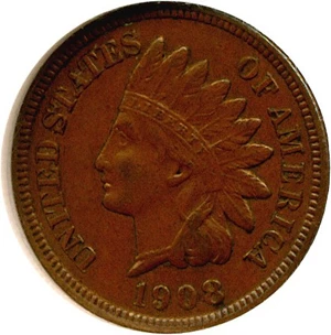 image for: 1908-S 1c NGC AU55 BN