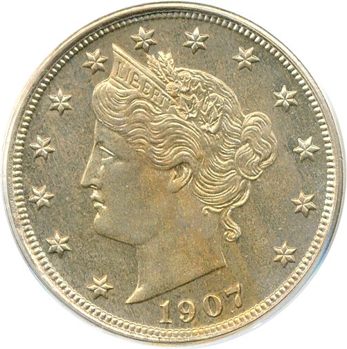 image for: 1907 5c  PCGS Proof 64
