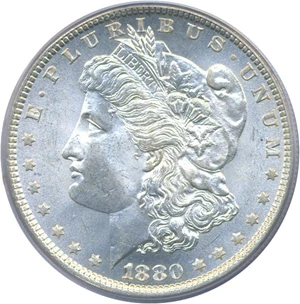 image for: 1880-O $1 PCGS MS64