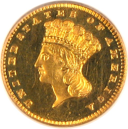image for: 1886 G$1  PCGS Proof 64