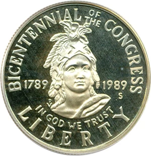 image for: 1989-S 50c Congress PCGS Proof 69 DCameo