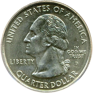 image for: 2004-D 25c Wisconsin - Extra Leaf High PCGS MS64