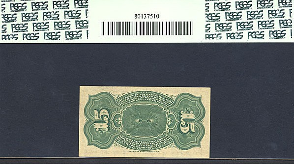 image for: Fractional Currency: Fr.1267  15-Cent Bust of Columbia. PCGS Choice CU64 PPQ