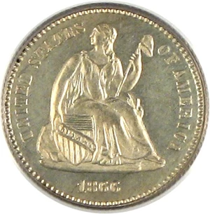 image for: 1866 H10c PCGS Proof 63