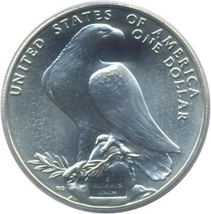image for: 1984-P $1 Olympic PCGS MS69