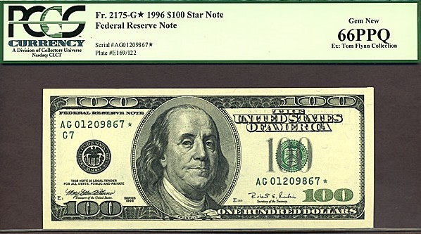 1996 $100 Chicago (Fr. 2175G)