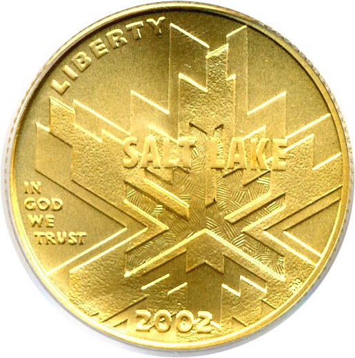 image for: 2002-W $5 Salt Lake City Olympics PCGS MS69 