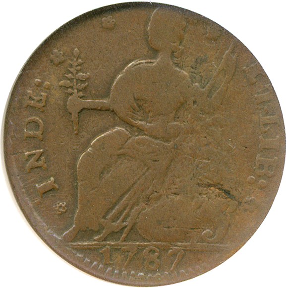image for: 1787 Connecticut Mailed Bust Left NGC F12