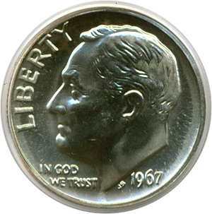 image for: 1967 10c SMS PCGS MS66