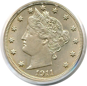 image for: 1911 5c PCGS MS62