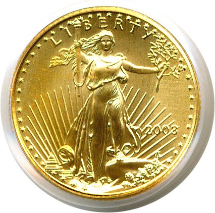 image for: 2003 $5 Gold Eagle PCGS MS69 