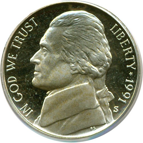 image for: 1991-S 5c  PCGS Proof 69 DCameo