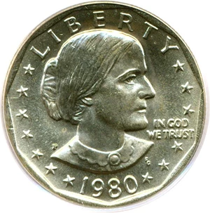 image for: 1980-P SBA$ PCGS MS66