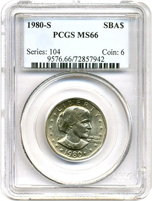 image for: 1980-S SBA$ PCGS MS66