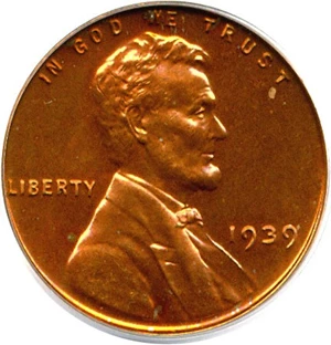 image for: 1939 1c PCGS Proof 65 RD