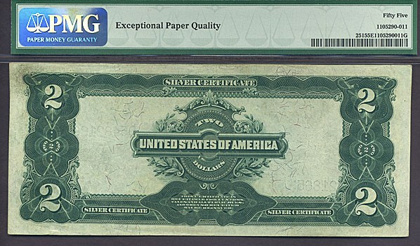 image for: Fr.251 1899 $2 Mechanics & Agriculture PMG AU55 EPQ  [D54821865]