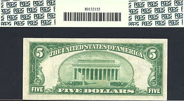 image for: Fr.1950K 1928 $5  PCGS Gem CU66 PPQ [K01708127A]