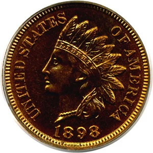 image for: 1898 1c PCGS Proof 65 RD