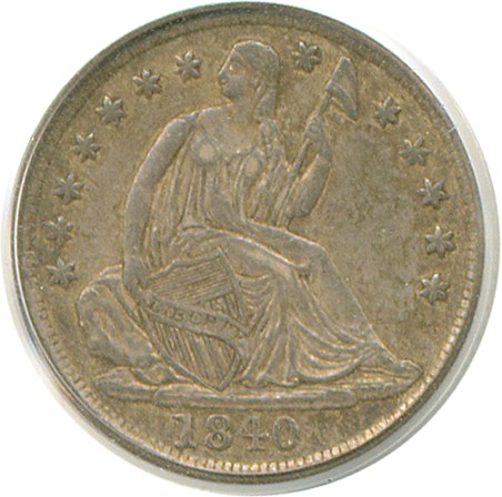 image for: 1840 H10c No Drapery PCGS XF45