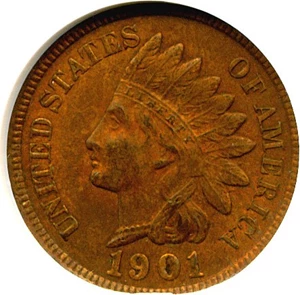 image for: 1901 1c ANACS MS64 RB
