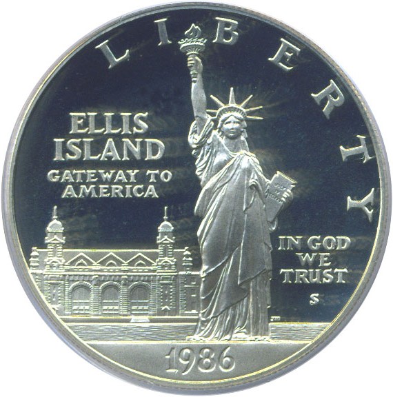image for: 1986-S $1 Statue Liberty PCGS Proof 69 DCameo