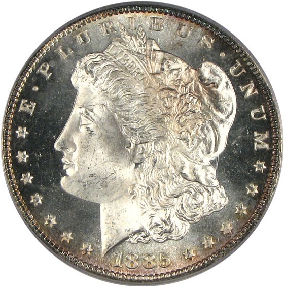 image for: 1885 $1  PCGS MS66 PL