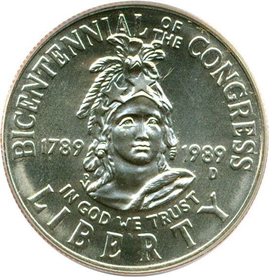 image for: 1989-D 50c Congress PCGS MS69 
