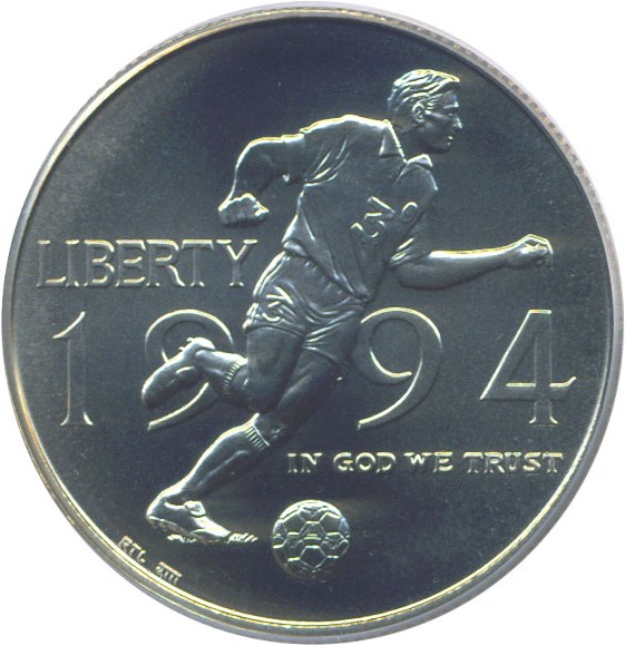 image for: 1994-D 50c World Cup PCGS MS69 