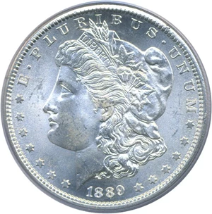 image for: 1889-S $1 PCGS MS65