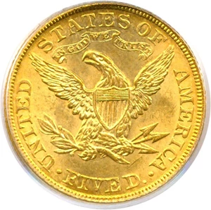 image for: 1906 $5 PCGS MS62