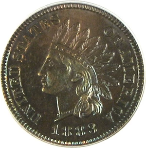 image for: 1883 1c PCGS Proof 65 BN
