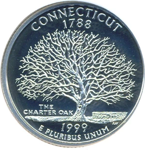 image for: 1999-S 25c Connecticut NGC Proof 70 UCameo