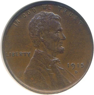 image for: 1915-D 1c NGC AU58 BN