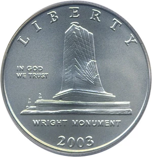 image for: 2003-P 50c First Flight PCGS MS69