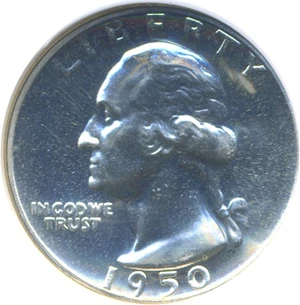 image for: 1950 25c NGC Proof 66